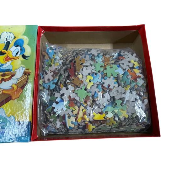 Ceaco Disney Fine Art Surf Trio Mickey Donald Goofy 1000 Piece Jigsaw Puzzle NEW - Picture 4 of 4